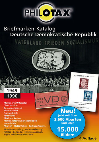 DVD Briefmarken-Katalog Deutsche Demokratische Republik