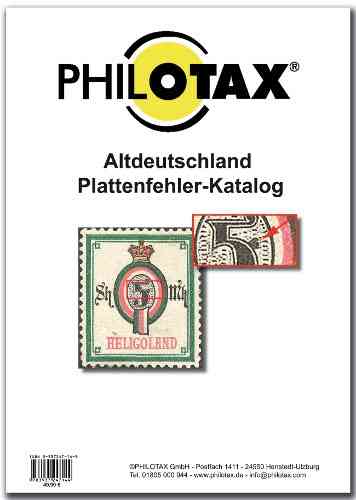 Gedruckter Altdeutschland-Plattenfehler-Katalog