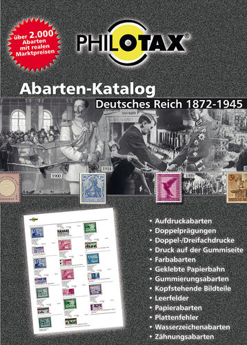 Abarten Katalog Deutsches Reich