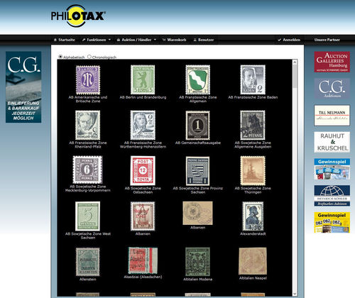 PHILOTAX-Online-Katalog